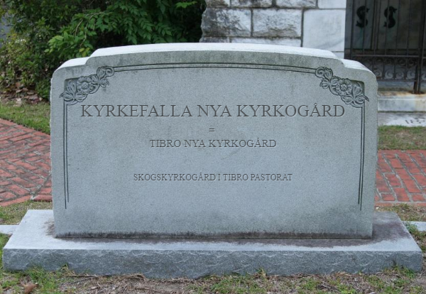 Kyrkefalla Nya Kyrkogård ~ Skogskyrkogård i Tibro Pastorat
