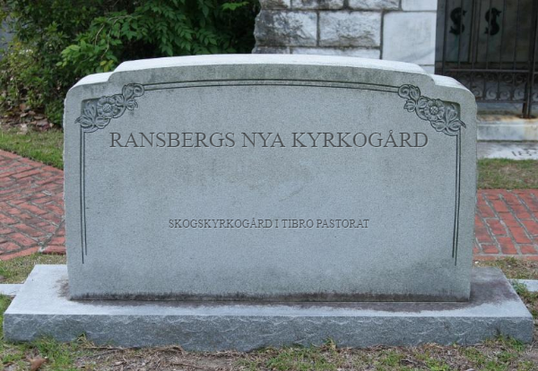 Ransbergs Nya Kyrkogård ~ Skogskyrkogård i Tibro Pastorat